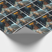 Trump Bah Humbug Geschenkpapier (Ecke)