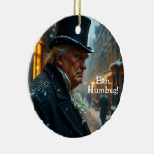 Trump Bah Humbug Keramik Ornament (Rechts)