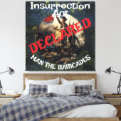 Trump Bans Fornication Adultery Blue States Leinwanddruck (Insitu (Schlafzimmer))