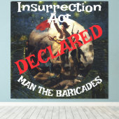 Trump Bans Fornication Adultery Blue States Leinwanddruck (Insitu (Holzboden))