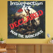 Trump Bans Fornication Adultery Blue States Leinwanddruck (Insitu (Wohnzimmer))