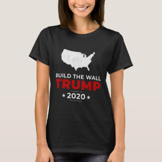 Trump baut die Mauer Pro USA Konservativ Vintage  T-Shirt