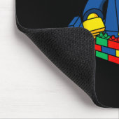 Trump baut ein Wall-T-Shirt Mousepad (Ecke)