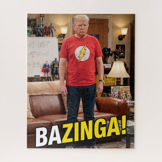 Trump Bazinga Lustiger Gotcha-Meme Puzzle (Vertikal)