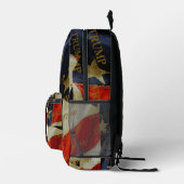 TRUMP BEDRUCKTER RUCKSACK (Rechts)