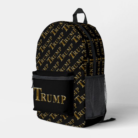 TRUMP BEDRUCKTER RUCKSACK (Rückseitige Ecke Rechts)