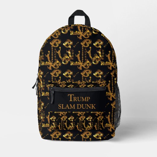 TRUMP BEDRUCKTER RUCKSACK (Vorderseite)