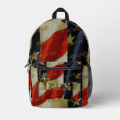 TRUMP BEDRUCKTER RUCKSACK (Vorderseite)