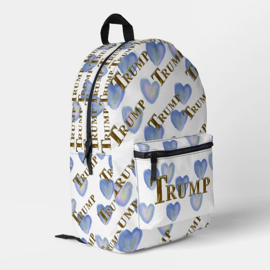 TRUMP BEDRUCKTER RUCKSACK (Rückseitige Ecke links)