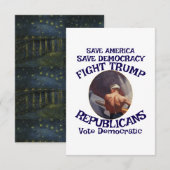 Trump Begleitkarte (Vorne/Hinten)