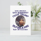 Trump Begleitkarte (Stehend Vorderseite)