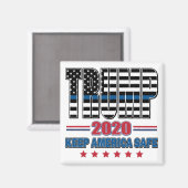 TRUMP - Behalten Amerika sicher Magnet (Vorderseite/Rückseite)