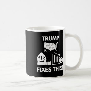 Trump behebt das! Trump unterstützt die USA in der Kaffeetasse