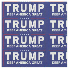 Trump Behielt America Great Blue Background, ZSSG Stoff