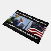 Trump Behielt Amerika 2020 als Präsidenten Fußmatte (Schrägansicht)