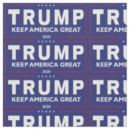 Trump Behielt Amerika Great 2020 Blue Background Z Stoff
