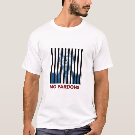 Trump Behind Bars — keine Pardons 3 T-Shirt (Vorderseite)