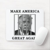 Trump Behind Bars Mousepad (Mit Mouse)