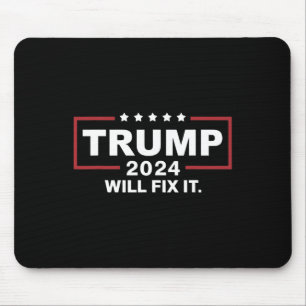 Trump bei den Wahlen 2024 wird den Entwurf korrigi Mousepad