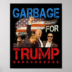 Trump bei der Wahl 2024 ist stolz darauf, Trump al Poster