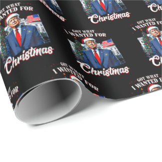 Trump bekam, was ich zu Weihnachten wollte Geschenkpapier