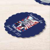 Trump beobachtet Party individuell anpassbares Pat Untersetzer (angewinkelt)