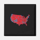 Trump besser abdecken 2024 Interaktive Wahlbeobach Magnet (Vorne)