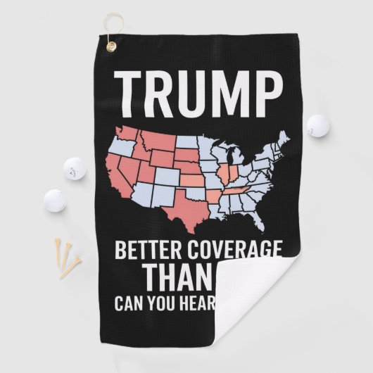 Trump: Bessere Abdeckung als 5G kann man uns jetzt Golfhandtuch (Insitu)