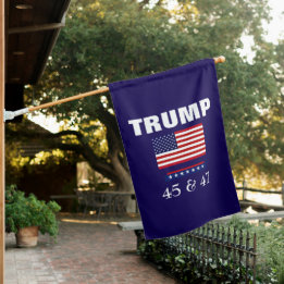 TRUMP BEST PRÄSIDENT JE 45 UND 47 JARD FLAG
