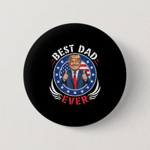 Trump Bester Vater je glücklicher Vater Tag Daddy Button