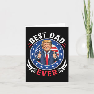 Trump Bester Vater je glücklicher Vater Tag Daddy  Karte