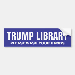 TRUMP-BIBLIOTHEK AUTOAUFKLEBER