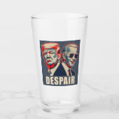 Trump Biden Despair 2024 Glas (Vorderseite)