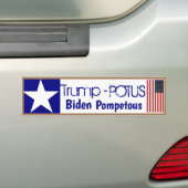 Trump Biden Pompetous Autoaufkleber (Auf Auto)
