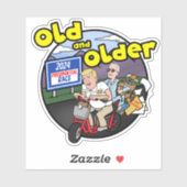 Trump & Biden Sticker - Dumb & Dumber Parody (Blatt)