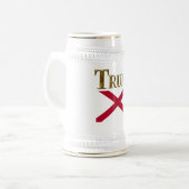 TRUMP BIERGLAS (Vorderseite Links)