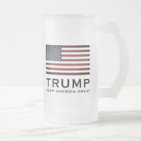 Trump-Bierstein-Glas - Behalt Amerika groß