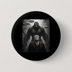 Trump Bigfoot Ufo Alien Begegnung Besuchs Verschwö Button