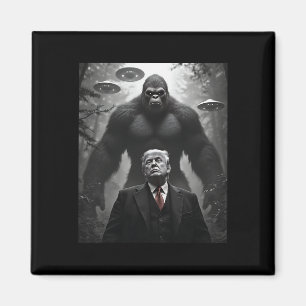 Trump Bigfoot Ufo Alien Begegnung Besuchs Verschwö Magnet