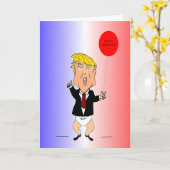 Trump Birthday Card wünscht Karte (Gelbe Blume)