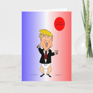 Trump Birthday Card wünscht Karte