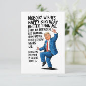 Trump Birthday Gruß Karte (Stehend Vorderseite)