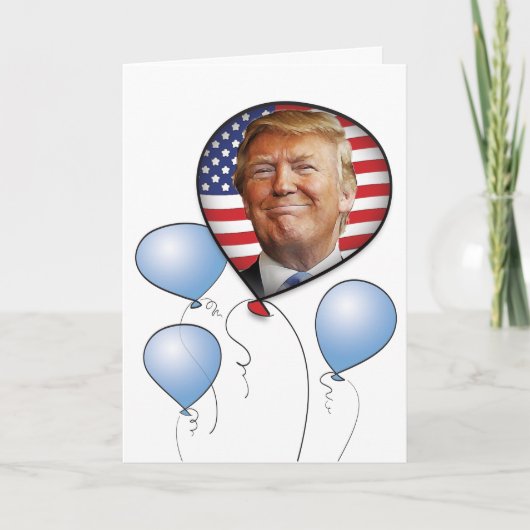 Trump Birthday Karte (Vorderseite)