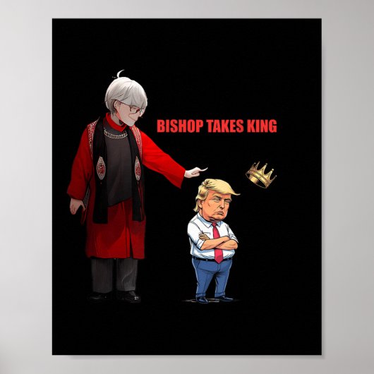 Trump Bishop Budde nimmt King Poster (Vorne)