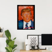 TRUMP BLACKOUT CALENDAR - KALENDAR POSTER (Heimbüro)