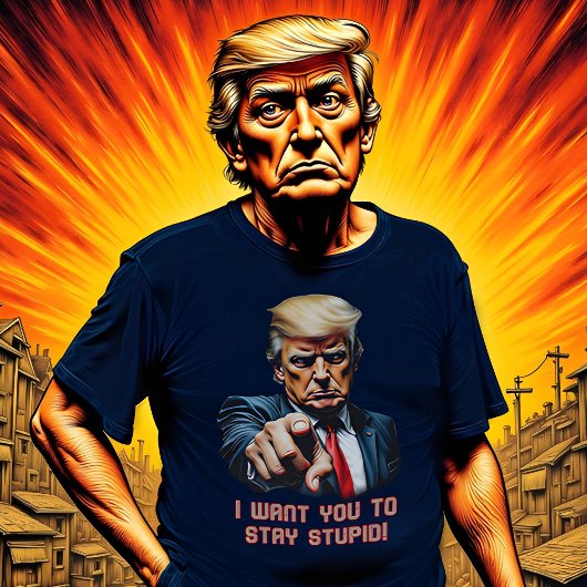 Trump bleib dumm T-Shirt