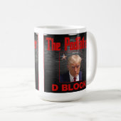 Trump Booking Fulton Landkreis Jail, The Podvater Kaffeetasse (VorderseiteRechts)