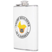 Trump-Boulder in einer Härte Flachmann (Links)