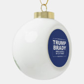 Trump Brady 2016 Keramik Kugel-Ornament (Links)
