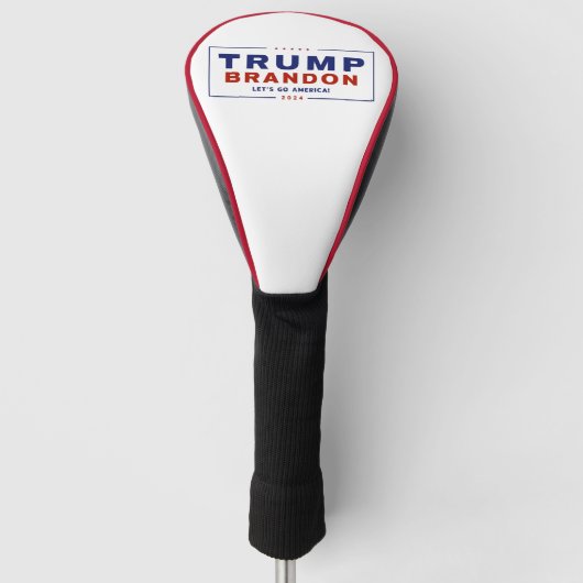 Trump Brandon 2024™ Election Golf Driver Cover Headcover (Vorderseite)